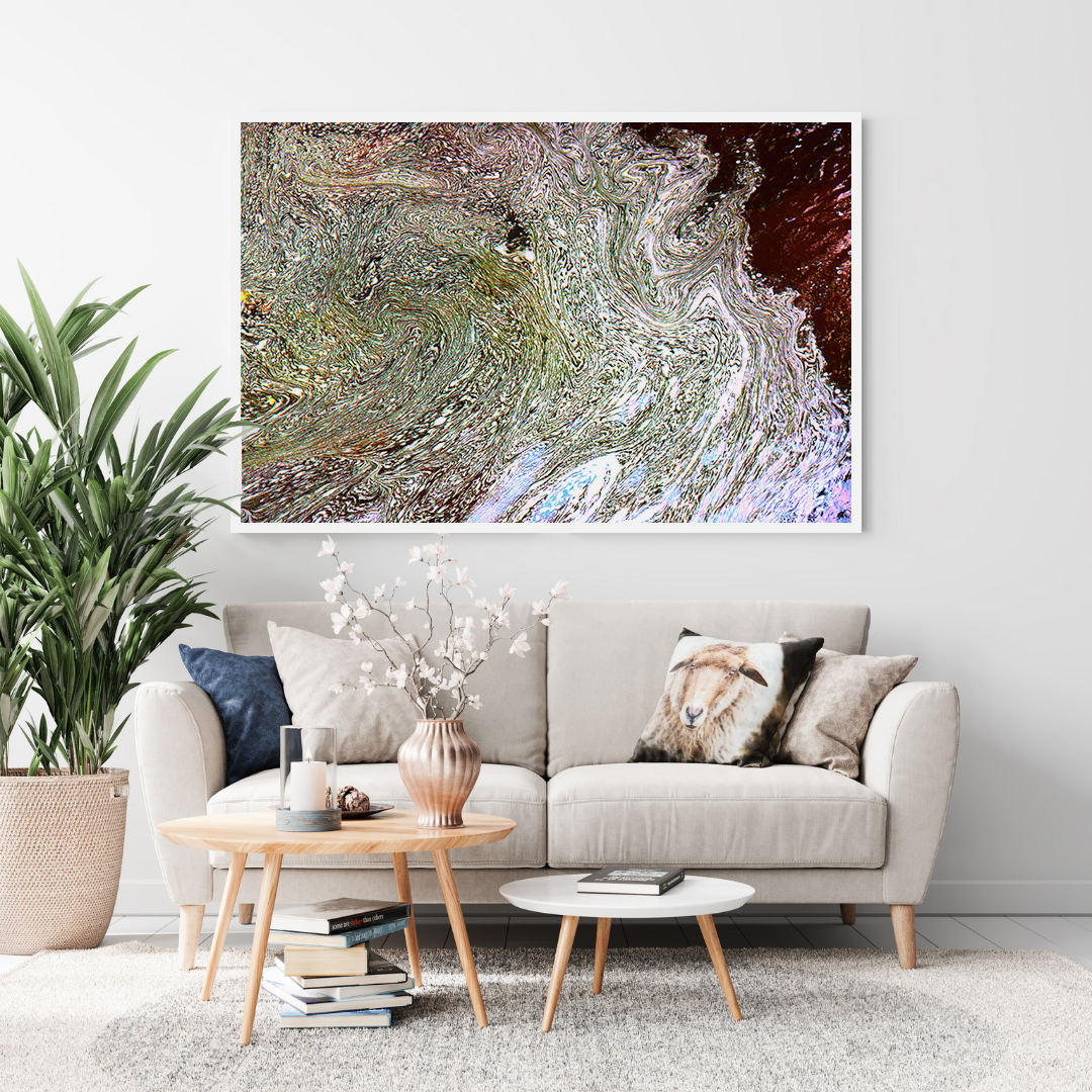 Rosetide original abstract contextualised office art modern decor photo print by Blair Montague Drake